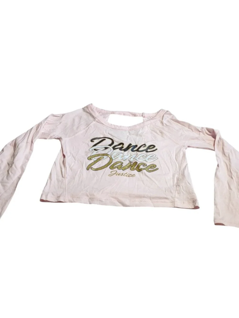 Justice Girls Dance Pink Gold 7 Piece Set, Size S 7/8